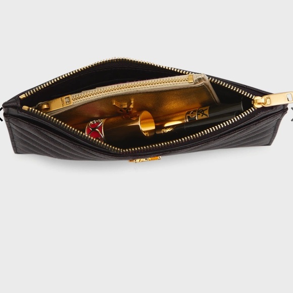 Sold- beige YSL clutch & crossbody bag - Picture 12 of 14